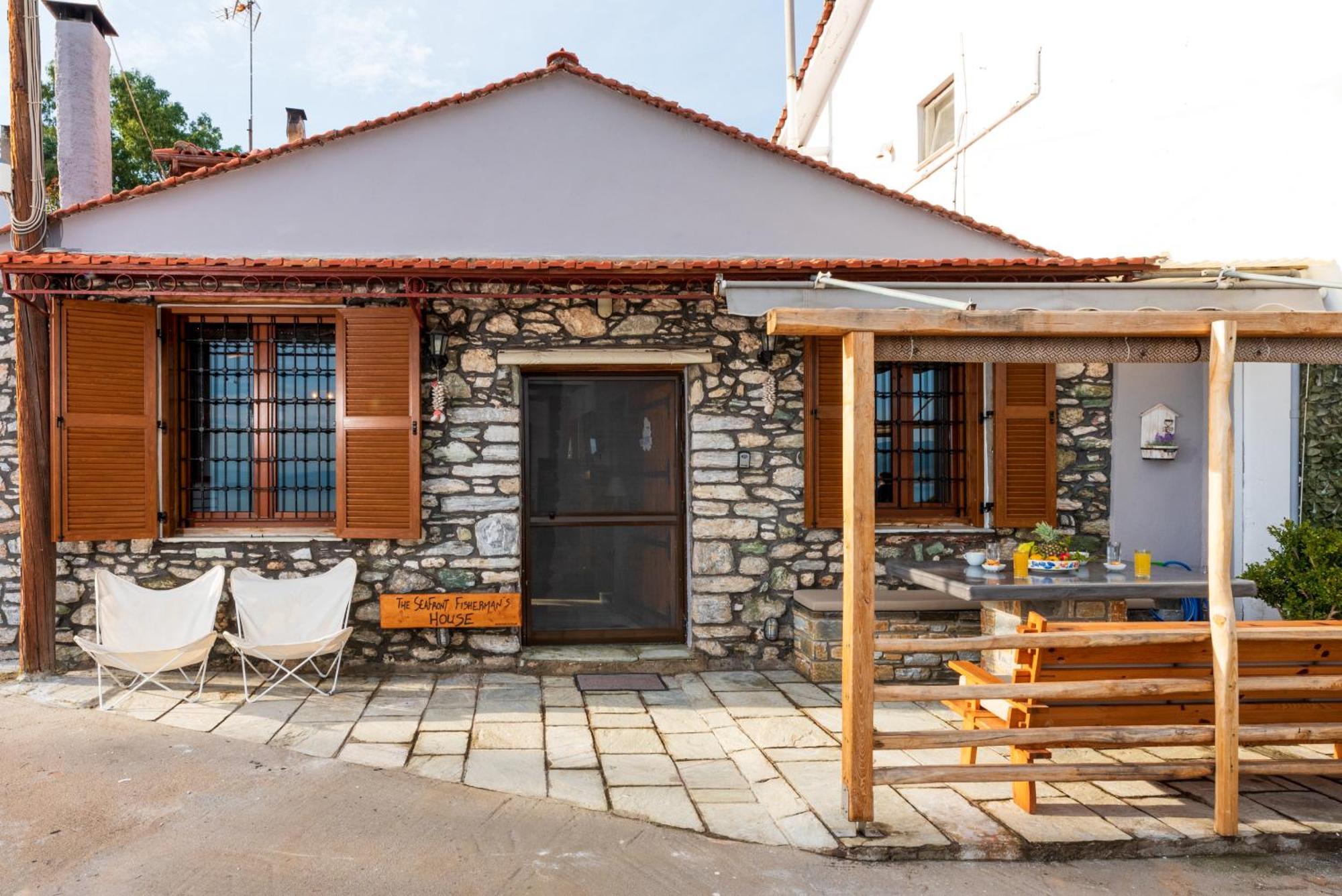 The Sea Front Fisherman'S House Kato Gatzea Exterior foto